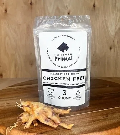 1ea 3pc Furever Primal Chicken Feet - Items on Sales Now